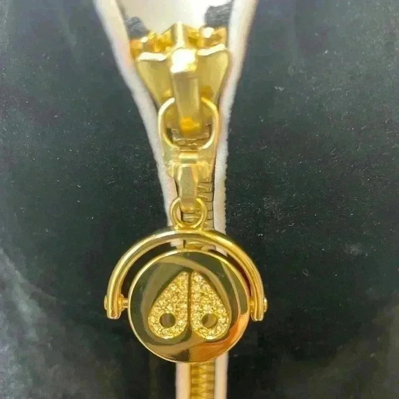 Moose Knuckles x Jennifer Meyer Black Velour Track Bomber Jacket size XS - Picture 4 of 11